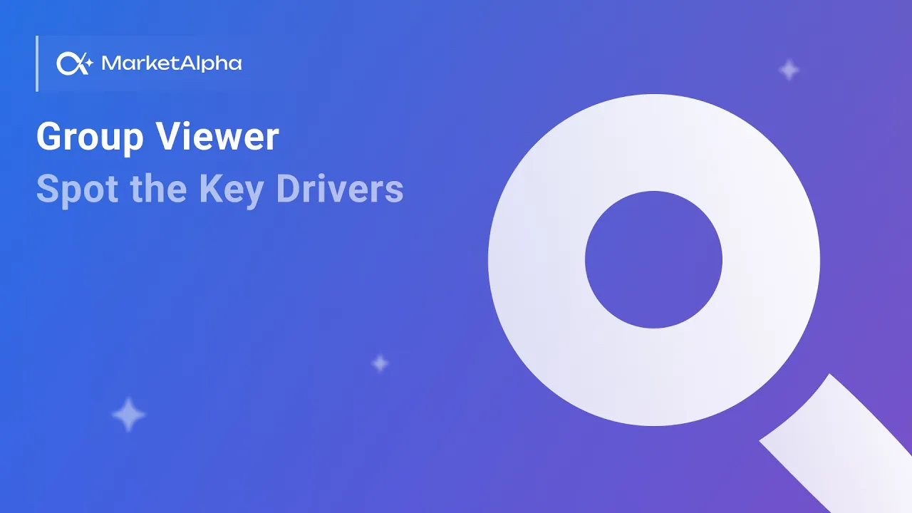 Group Viewer Find the Drivers Behind the Move 3 min