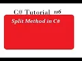 Split Method in C