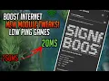 Tweaks Boost Internet Using This module -Low gameplay
