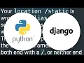 Django React Nginx serving admin static files