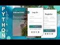 PyQt5 tutorial - login Reg UI