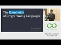The Economics of Programming Languages by Evan Czaplicki Strange Loop 2023