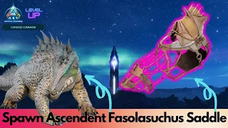 Ascendant and primitive fasolasuchus Saddle Spawn Command Ark Survival Ascended