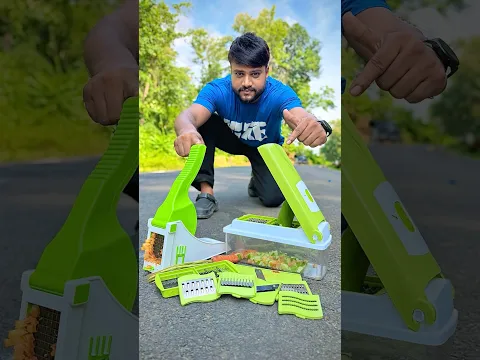 Kitchen uses 12 In 1 Nicer Dicer 1unit Of Nicer Dicer Unboxing & Test🔥