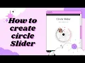 How to create image Circle Slider using HTML CSS JavaScript