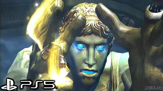 god of war 2 remastered ps5 colossus of rhodes boss fight 4k 60fps 