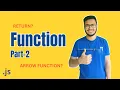 Return in Function Arrow function JavaScript Tutorial in Bangla Ahmod Hasan
