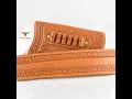 Longhorn Leather AZ - Gunstock Cover Rifle Sling featuring the Yuma design
