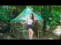 Download Lagu Solo Bushcraft Survival: Plastic Wrap Shelter Challenge in the Rainforest