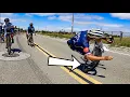 Download Lagu CRASH at 37mph... never seen carbon bend like that #shorts