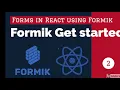 React Formik Getting Started Formik Component