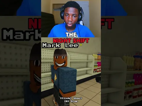 I Work The Scary Night Shift 😱#roblox #shorts