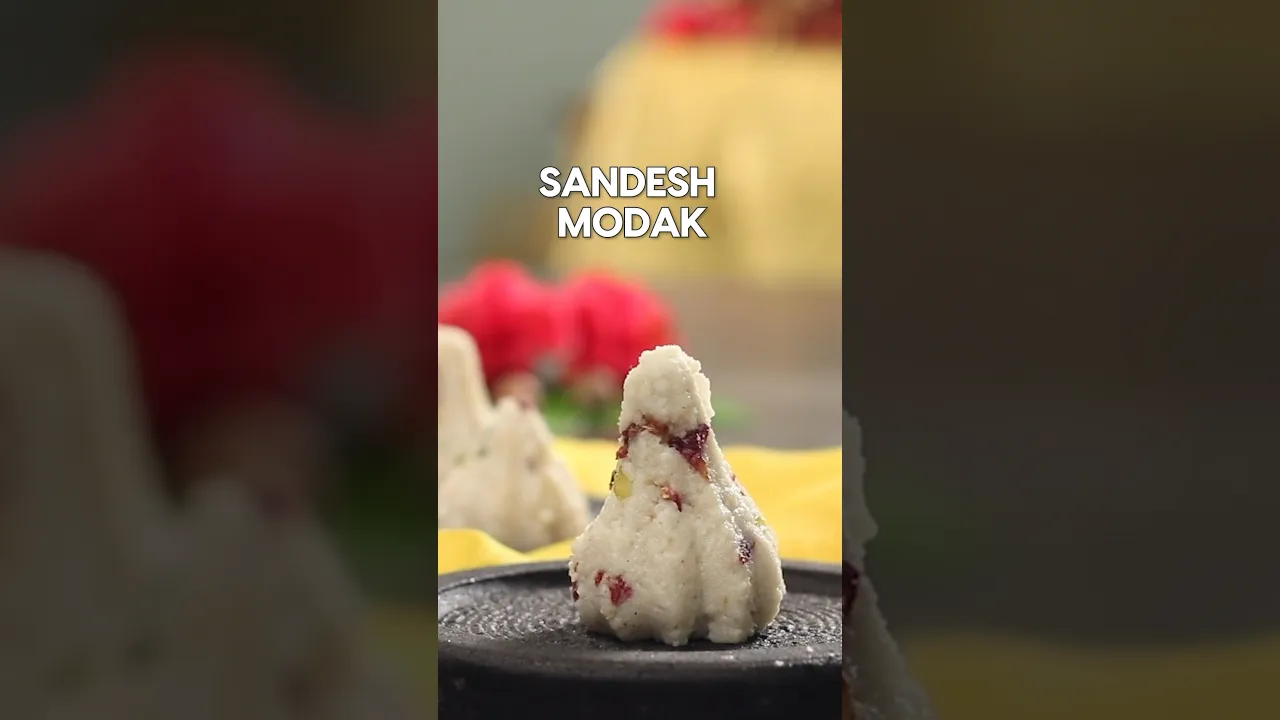 How to Make Perfect Sandesh Modak in Minutes.. #shorts #ganeshchaturthi #youtubeshorts #modak