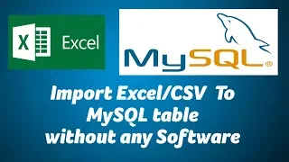 Import Excel CSV To MySQL table without any Software
