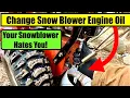 Change Ariens SnowBlower Engine Oil