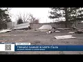 Possible tornado leaves damage in North Tulsa