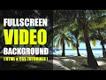 Fullscreen Background with Html CSS Fullscreen Background Tutorial