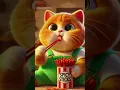 Download Lagu The cat was eating a spicy stick and got a very strong butterfliest bite #shorts
