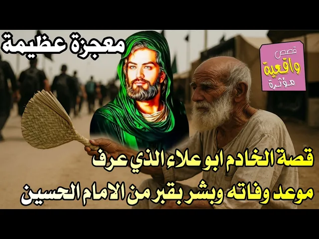 ⁣قصة الحاج ابو علاء الذي كان يهفي الى زوار الامام الحسين -ع- الذي عرف موعد وفاته وبشر بقبر من الامام