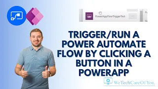a Power Automate flow by clicking a button in a PowerApp
