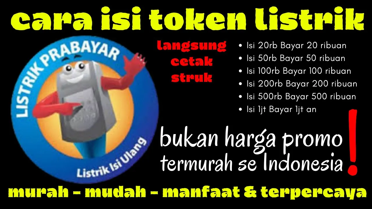 HAI SAHABAT, YUK CARI TAHU CARA BELI TOKEN PLN 75 Rb DAPAT 200 KWH DAN BONUS 17 Rb Semua Daya Bisa T. 