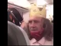 Burger King guy in plane meme