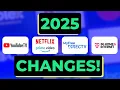 Big Streaming TV Changes for All of 2025