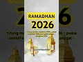 Lagu hitung mundur ramadhan 2026 - puasa ramadhan 2026 jatuh pada tanggal - ramadhan 2026 #shorts