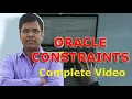 All Oracle SQL Constraints in details Integrity Constraints in DBMS SQL - Constraints Part