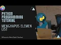 Python Tutorial 02 Menghapus Elemen List