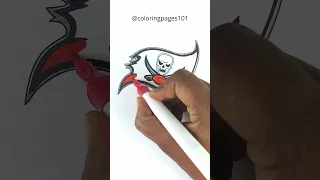 Coloring Tampa Bay Buccaneers Logo