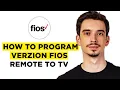 How To Program Verizon Fios Remote To TV 2026 - Complete Tutorial