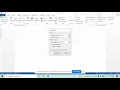 Insert Table Dialog Box in Word