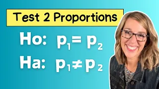 2 Proportion Hypothesis Test Two Sample Proportion Z-Test with TI-84