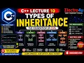 C Lecture 10 Types of Inheritance Explained OOPs Masterclass