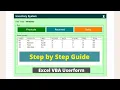 Build an Amazing Inventory System in Just 1 Hour Excel VBA Userform