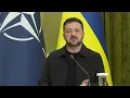 Download Lagu Zelenskiy holds news conference with NATO's Rutte in Kyiv  Tape playback