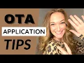 7 EASY TIPS to HELP You Get Accepted to OTA School Occupational Therapy Assistant Program