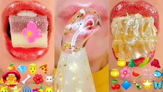 Satisfying ASMR Mukbang Eating  Emoji Food Sped Up