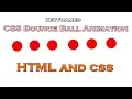 Boucing Ball Animation using HTML Css Anish Web