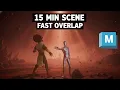 Fast Offset Overlap Drag in Maya Flux Anim Tools