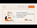How to Prepare a Progress Report Activity Progress with AIforNGOs A Step-by-Step Guide