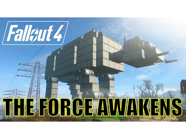 Fallout 4: The Force Awakens. Star Wars Settlement Build.