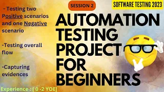 Session 2 Automation Testing Project for Beginners Java Selenium Software Testing Zone