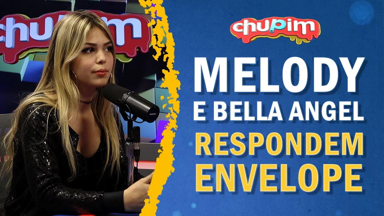 MELODY E BELLA ANGEL RESPONDEM ENVELOPE AZUL