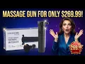 Livmore Black Portable Massage Gun with 3 Massage Heads