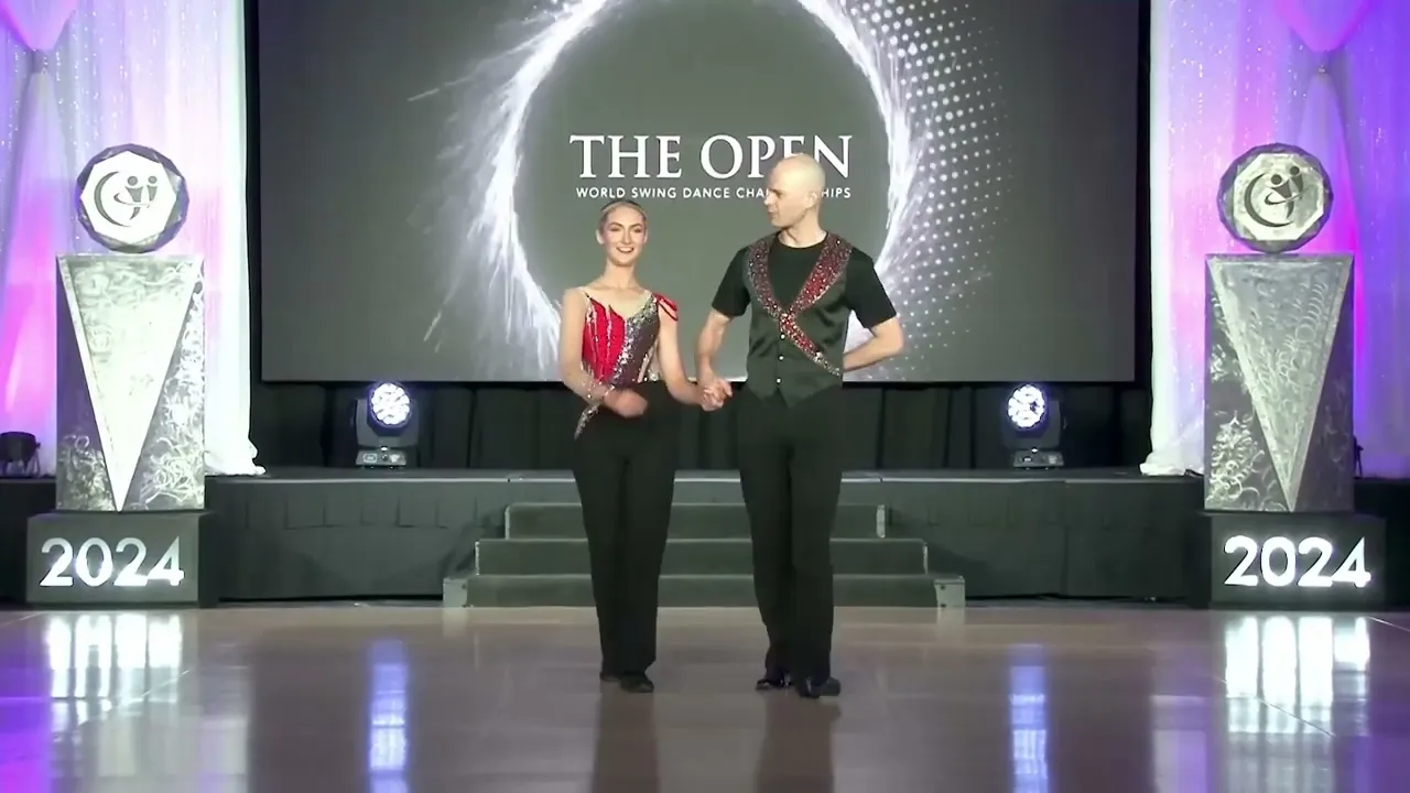 Lee Easton and Gráinne Farrell - 5th Place Pro-Am Open - Follower - The Open 2024