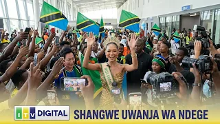 MAPOKEZI MAZITO YA MISS GRAND INTERNATIONAL! TAZAMA SHANGWE NA FURAHA YA MASHABIKI UWANJA WA NDEGE