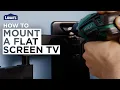 How To Wall Mount a Flat Screen TV DIY Basics