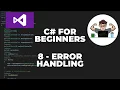 C Tutorial for Beginners 8 Error handling Try Catch Finally